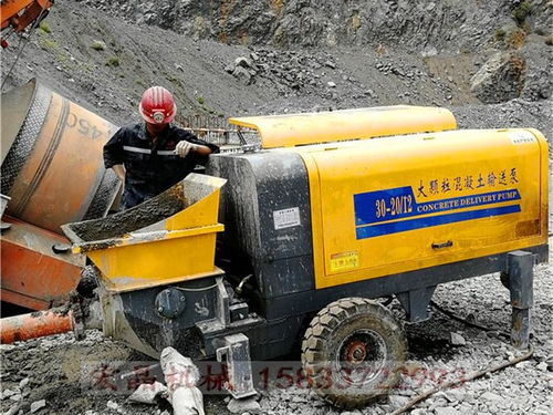 宏晶機械混凝土泵 低壓50型 實現高效、低噪的混凝土泵送解決方案